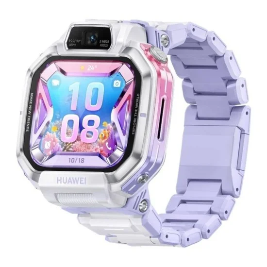 Huawei Kids Watch X1 Pro, 64GB storage 120-190mm size 13MP camera - Purple